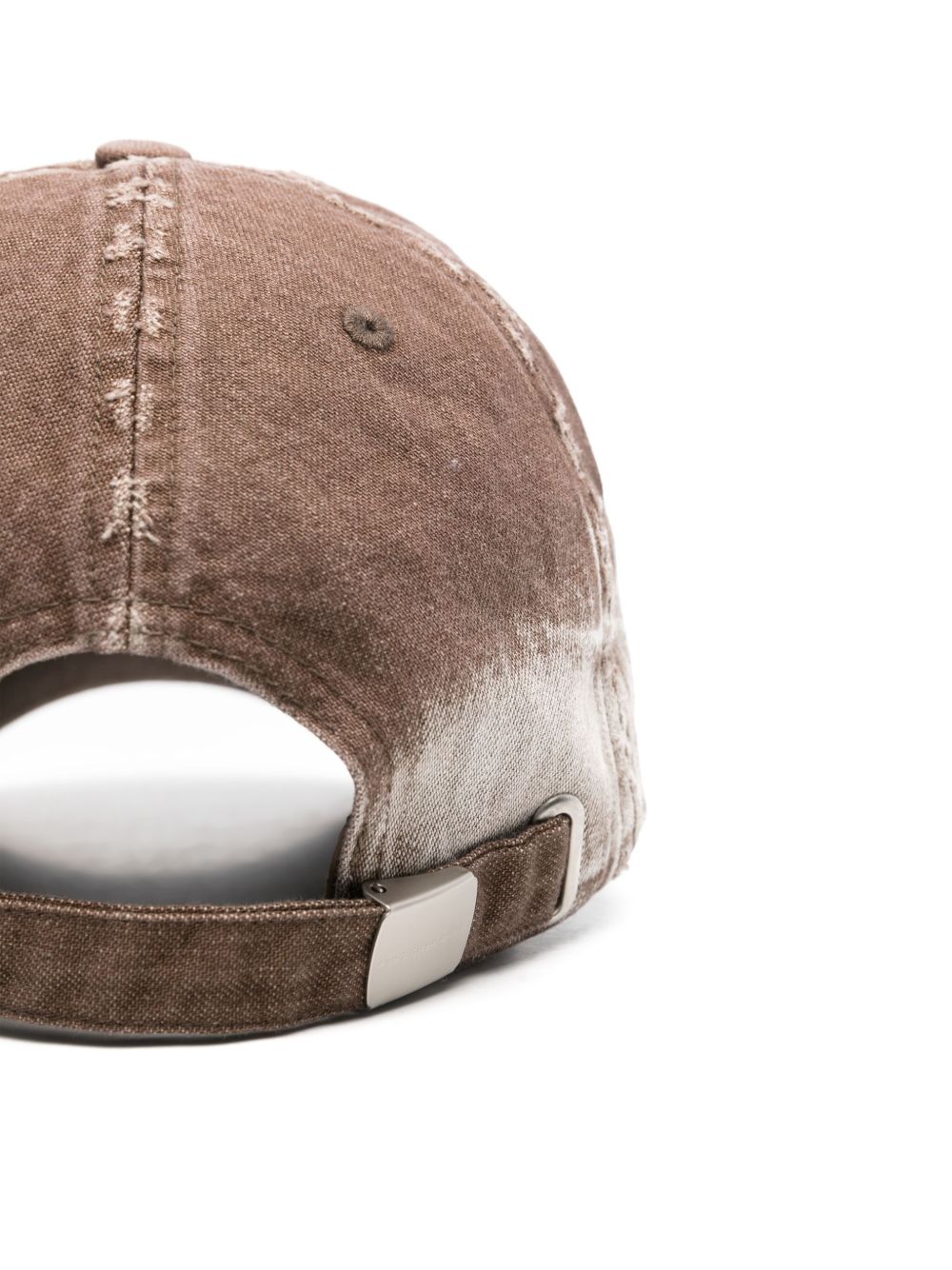 Brown denim baseball cap Feng Chen Wang - men - FENG CHEN Brown denim baseball cap Feng Chen Wang - men - FENG CHEN